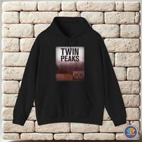 hoodie-Casual Pullover Sweatshirt Twin Peaks TV Series L white
