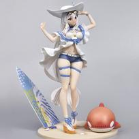 25cm Arknights Skadi Seaside Summer Ver Rhodes Island Game Girl Figure Model Statue Collection Desktop Decoration Ornament Toys balta