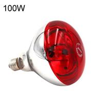 E27 universal screw mouth infrared heating bulb poultry hatching climbing box insulation and heating lamp red