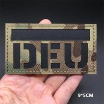 3D Multicam National Flags Patches Ir Reflective Patches On Clothes Tactical Badges Hookloop Laser Cut Supplies Diy Acessories
