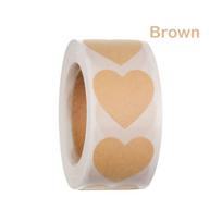 500 Pcs Cute Stationery Home Decor Seal Labels Love Heart Shaped Sticker Scrapbooking ruda