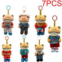 LATEST Puerto Rico Frog Series Plush Playthings Bad Rabbit El Sapo Concho Plush Playthings Bag Accessories Rare Collection Gifts Birthday Gift Idea beige