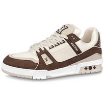 LOUIS VUITTON Lv sportbačiai 'Smėlio rudos' 1ABLV8 42.5 white