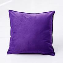 Aksominis kietas pagalvės užvalkalas sofai, lovai ar biurui – vientisa pagalvėlė juosmeniui palaikyti, dovanos idėja 40*40cm (Cover Only)