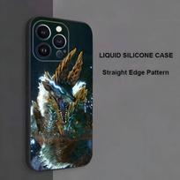 Monster Z-Zinogre Hunter Phone Case For iPhone 17,16,15,14,13,12,11 ,Pro Max,XS,X,XR,SE,Mini,8,7,Soft Silicone Black Cover iPhone15pro black