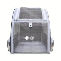 Cat Space Capsule Backpack for Outdoor Use, Breathable Dual-Shoulder Cat Carrier, Portable Travel Bag for Cats, Foldable Breathable Dual-Shoulder smėlis