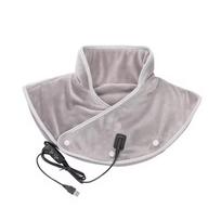 Electric Heating Shoulder Neck Pad Massager USB Cervical Brace Wrap Thermal Compress Fatigue Warm Back Brace Tool Relax Brace gray