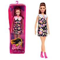 Barbie Fashionista Flower Mini Dress Vinyl HBV19 [Dress-up Doll] [Reusable Bag] [Ages 3+] black