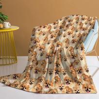Pomeranų veislės pledas Švelnus šunų pledas vaikams Pomeranų dovanos Pomeranų mylėtojams Jaukus pledas ant sofos, lovos Size: 130*170cm, Weight: 280 GSM