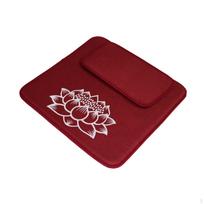 Meditacijos pagalvėlė Sėdimoji kilimėlis su grindų pagalve Rinkinys stalo žaidimams Deep Red brown