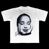 Fashion Retro Sade 90s Retro Pop Music Fan T shirt Summer New Retro Unisex Casual Fashion Cotton T shirt 100 white