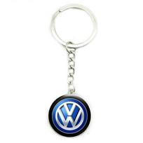 Lydinio automobilio emblemos raktų pakabukas Raktų žiedas Pakabukas Volkswagen VW Rline GTI Polo Golf Passat Tiguan Arteon Sharan Scirocco B6 Qx0 white