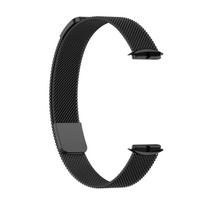 Metalinė apyrankė Fitbit Luxe laikrodžiui Pakeičiama apyrankė apyrankė Fitbit Luxe Magnetiniai išmaniojo laikrodžio priedai correa juoda