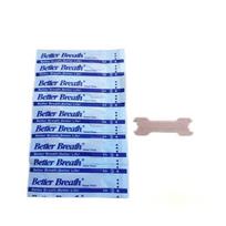 Breathable Nasal Strips in Large and Small Sizes for Physical Nasal Cavity Expansion, OEM Options Available Neutral Packaging Beige 66*19mm white