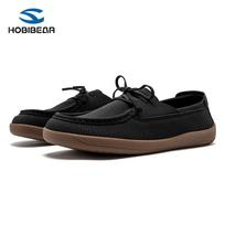 HOBIBEAR Unisex Plataus Pado Minimalistiniai Zero Drop Batai Sportbačiai Vyrams ir Moterims 39 black