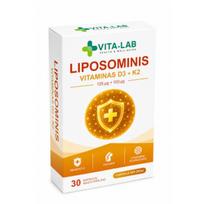 VITA-LAB Liposominis Vitaminas D3 5000TV+K2 100ug, 30 kapsulių