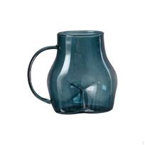 , Didelės juokingos puodeliai su rankenėlėmis, Klasikinės dovanos, Green handle gray
