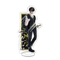 15cm Anime Stand Figure Model Plate Cosplay Decoration GINTAMA Kagura Sadaharu Shimura Shinpachi Kagura Acrylic Decor Gift black