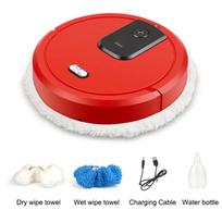 NEW Smart Sweeping and Mop Robot Vacuum Cleaner Dry and Wet Mopping Rechargeable Robot Home Appliance with Humidifying Spray white