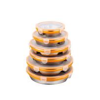 Cmaos 316 Stainless Steel Divided Bento Box beige