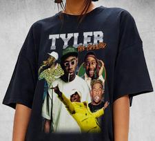 Tyler The Creator T-Shirt Flower Boy Rap Tee Hip Hop Rap Unisex Tee Shirt Trap- S black