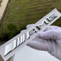 3D Metal AMG Emblem Car Rear Trunk Badge Decal Sticker For Mercedes Benz AMG W212 W204 W211 W168 W213 W205 W210 W124 C E S-Class black