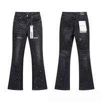 LUXEON Splicing Flare Džinsai Vyrams Stacked Kelnės Streetwear Kelnės Harajuku Goth Plateškės Kelnės Punk Ilgos Kelnės 32 black