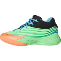 Adidas Dame 10 Slip Resistant Abrasion Resistant Low top Children's Basketball Shoes Green Black Unisex JP8635 35.5 black