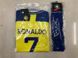 Rijado nacionalinės komandos vaikų marškinėliai 22-23: Ronaldo #7 Namų ir išvykos Size 22/130