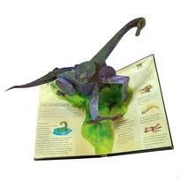 3D Dinozaurų Knyga Ankstyvasis Ugdymas Juokingi Dinozaurai Veiklos Enciklopedija Prehistorica skirta beige