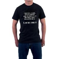 Mr Jolly Lives Next Door T-shirt Large Gins Monica Comic Strip Tee. Sillytees 2XL black