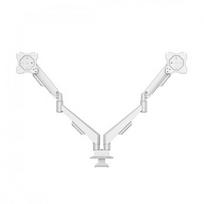 Monitor moint gas spring 2 arms 13-35 inches white
