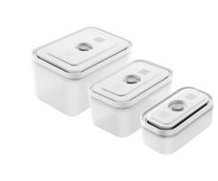 Plastic container set 3 pieces Fresh and Save