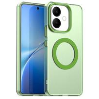 Magnetic Wireless Charging Case For Vivo V60 Lite G 4G Cover Candy Colors Transparent Back Shell Fundas Coque vivo V60 Lite 4G gray