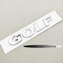 ·3D ABS Logo Golf Emblem Letters Badge For Volkswagen VW Golf 4 5 6 7 8 MK4 MK5 MK6 MK7 MK8 Car Rear Trunk Sticker Accessories white