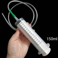 100/300/550ml didelės talpos švirkštai Alyvos siurblys su 1m žarna Gyvūnų maitinimo matavimo siurblys Hidroponika Maistinių medžiagų didelis švirkštas