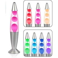 CELLUSTOP LED Lava Lamp Multicolored Pink - White Wax LED Lava Lamp - Robust Glass Rocket LED Lava Lamp - Veil Lamp gryna