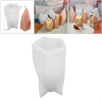 3D Handmade Soap resin material art s epoxy Casting for Candle Making, Home Wedding Party , Clay 88x86x174mm white