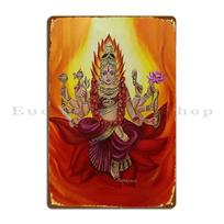 Kali Parashakti Metal Signs Cinema Cinema Wall Mural Create Customized Tin Sign Poster 20x30cm（7.8x11.8inch）