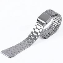 Nerūdijančio plieno laikrodžio apyrankė, skirta Casio SGW400 F91W F84 F105/108/A158/168 AE1200/1300, vintažinė metalinė laikrodžio juosta, vyriška/moteriška riešo juosta 20mm gray