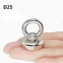 D25–D60 mm ypač stiprus neodimio žvejybos magnetas N52, didelio našumo retųjų žemių magnetas su įdubusiu skylės gelbėjimo magnetu