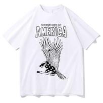 Slayyyter WorT Girl In America T Shirt Clothing Clothes Graphic Tops For Gifts Hight Quality T Shirts 4XL white