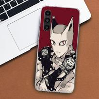 JoJo Kira Yoshikage Killer Queen Phone Case For Samsung Galaxy A56 A55 A54 A53 A17 A16 A15 A14 A13 A36 A35 A34 A33 A26 A25 A24 A Samsung A17 black
