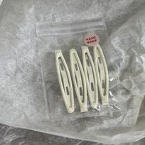 Cute Oil Drop Pea BB Clip Set Broken Hair Bangs Clip Basic Face Wash Makeup Hairpin Edge Clip Hair Accessories gray