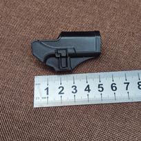 1 vnt 1:3 Metaliniai Pistoletai Raktų Pakabukai Dėklai Greito Traukimo Apsauginis Dėklas 1: 3 Glock G17 Modelio Specifinis Priedas Plastikinis Apsauginis Dangtelis juoda