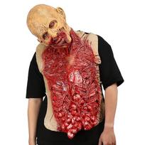 Zombio kaukės pilvas, Helovino baisūs rekvizitai One size fits all adults raudona