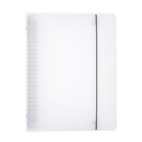 A5/A6/A4/B5 Ring Binder Cover Non-punchable Hard Shell Gift File Organizer A6