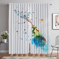 Mažasis princas Užuolaidos Miegamajam Elegantiškos Kambario Užuolaidos 2 Vnt. Blackout Užuolaida Helovino Dekoracija Užuolaidos Sienelė Vaikas W60xH90cmx2pcs-CL