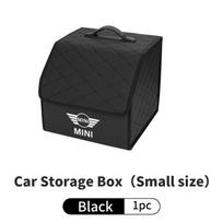 Car Trunk Storage Box Organizer Stowing Tidying Container Bag For MINI Cooper JCW One Countryman Clubman Cabrio Paceman R60 R57 black