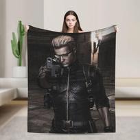 Super minkštas Albertas Weskeris pledas Premium vilnos flanelės lengvas lovos pledas jaukus šiltas pledas visų sezonų naudojimui 150x200cm black